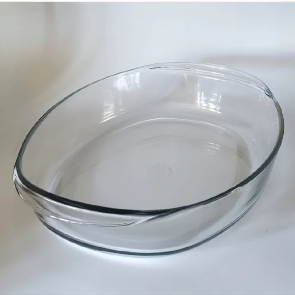 16" x 11.5" 🇫🇷 Duralex Oval Clear  Glass Roasting Baking Dish EUC - Picture 4 of 10